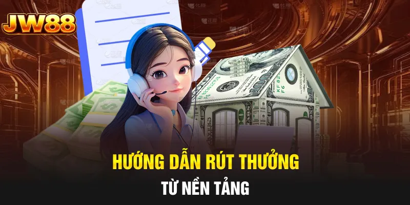 Hướng dẫn rút thưởng từ nền tảng