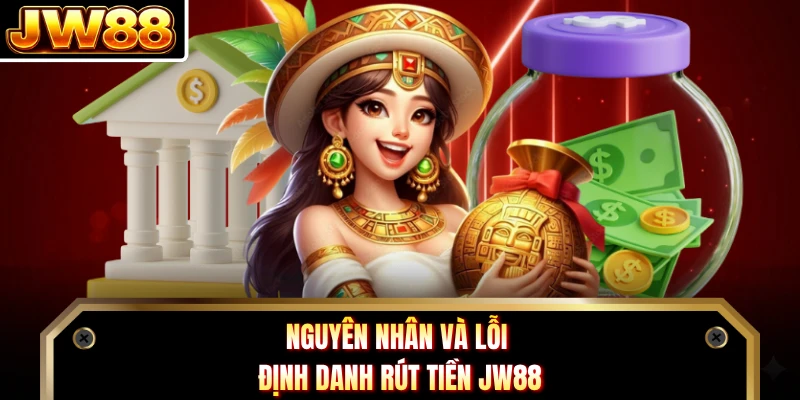 Nguyên nhân và lỗi định danh rút tiền JW88